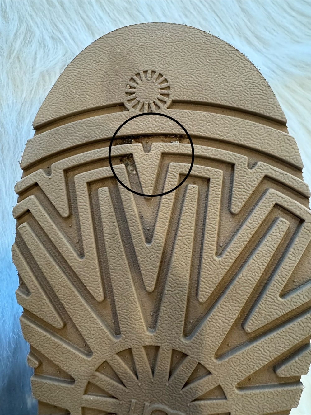 NEW UGG Tazz II Platform Slipper Caribou Sapphire Ice 💙🤍🤎 - Picture 8 of 10